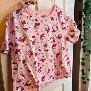 Hello kitty & my melody t shirt